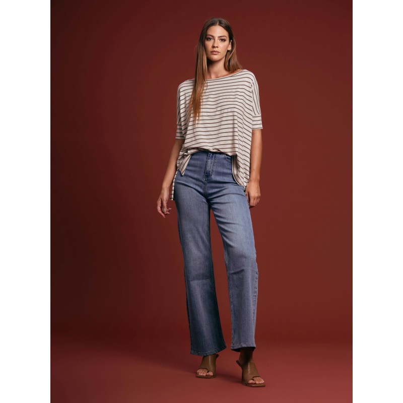JEANS FLARE A PALAZZO - DGP3259